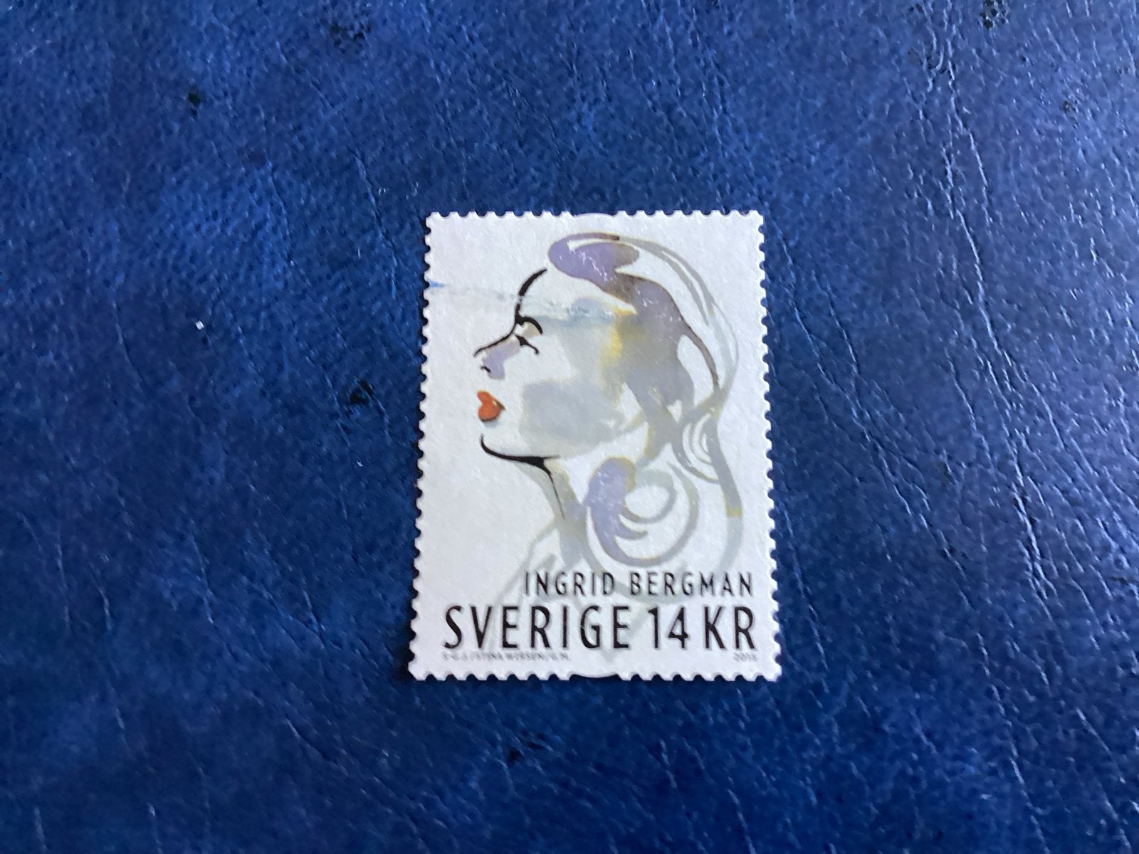 Zweden 2015- Mi.3070-Ingrid Bergman 14 KR, Verzenden, Zweden, Gestempeld
