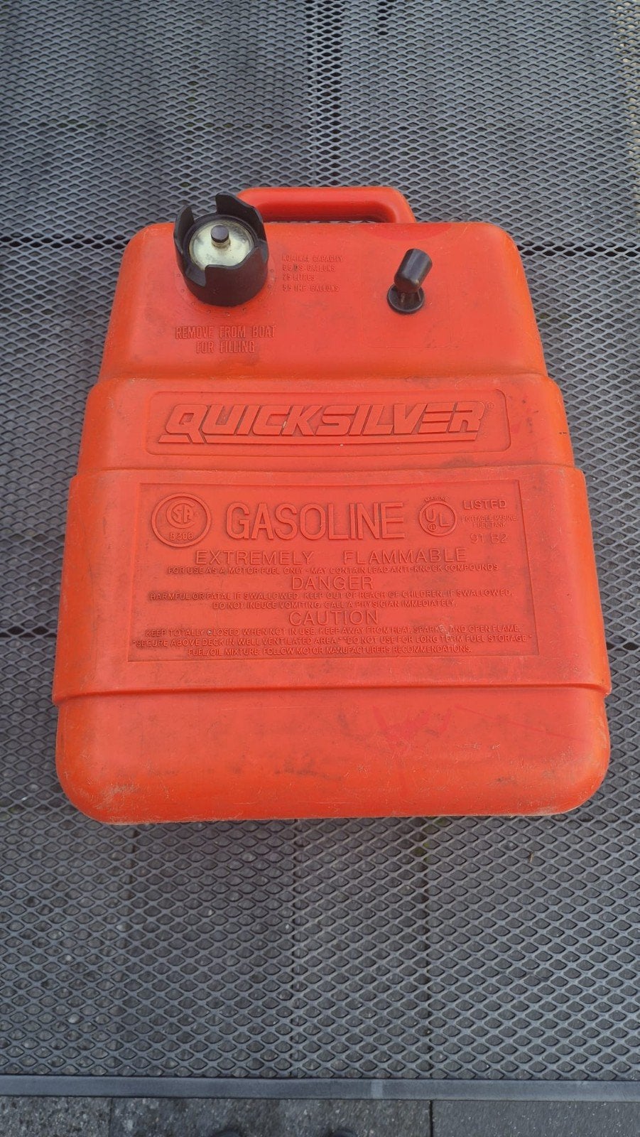 25liter kunststof benzinetank van Quicksilver voor de boot, Ophalen of Verzenden, Motor en Techniek, Motorboot