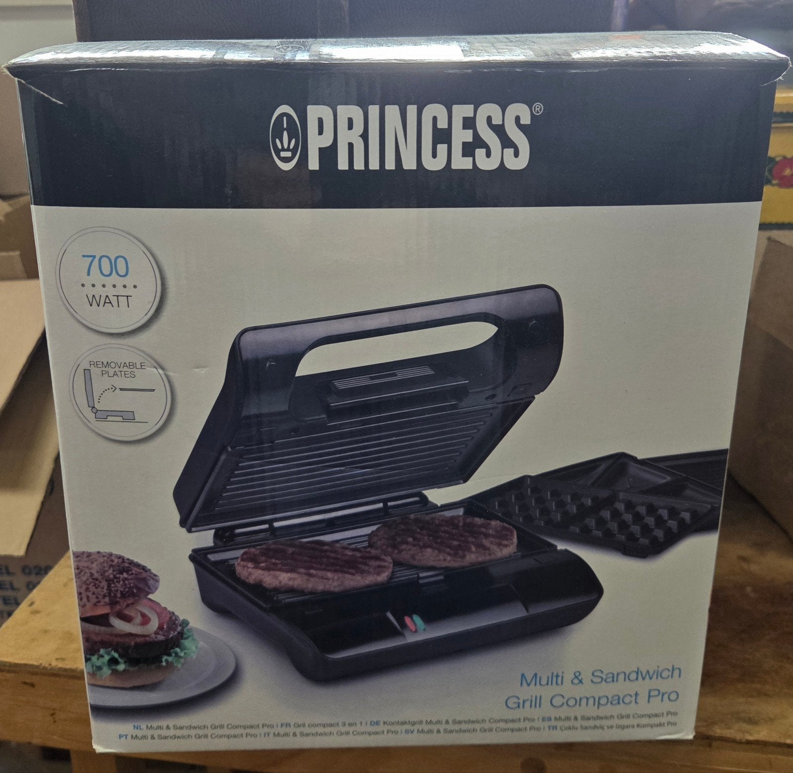 Princess Multi & Sandwich Grill Compact Pro 700W
