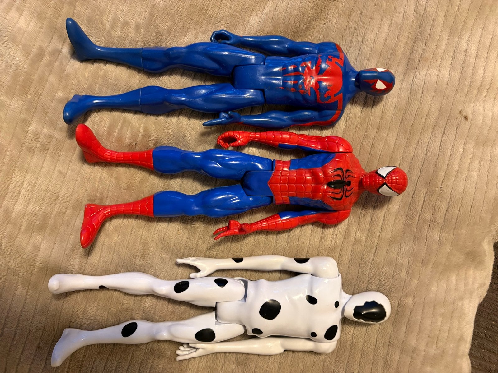 Spiderman en Dalmatiër actiefiguren, Kinderen en Baby's, Speelgoed | Actiefiguren, Ophalen of Verzenden, Gebruikt