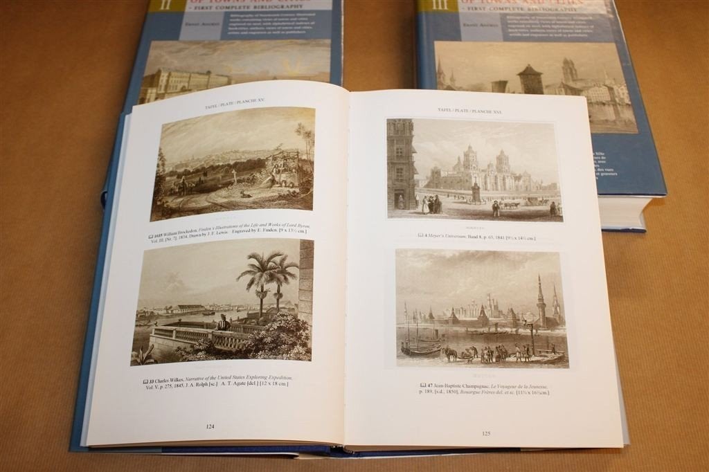 Steel-Engraved Views — Stadsgezichten Compleet 3 Delen, Ophalen of Verzenden, Zo goed als nieuw
