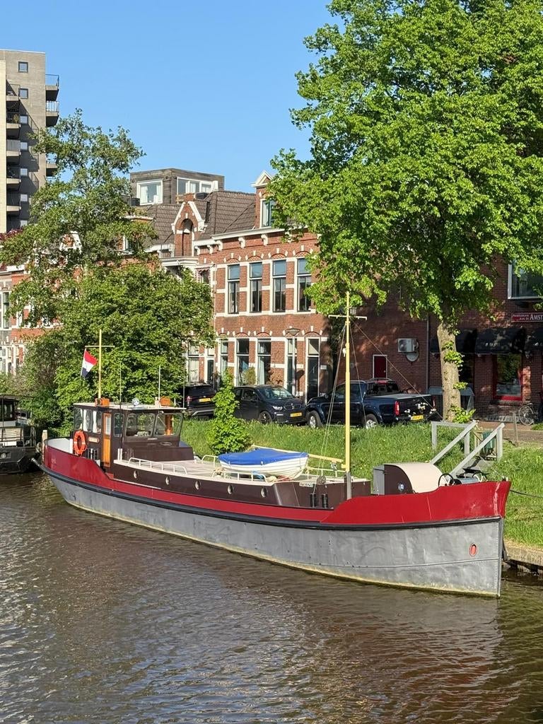 Mooi woonschip met vaste ligplaats., Huizen en Kamers, Groningen