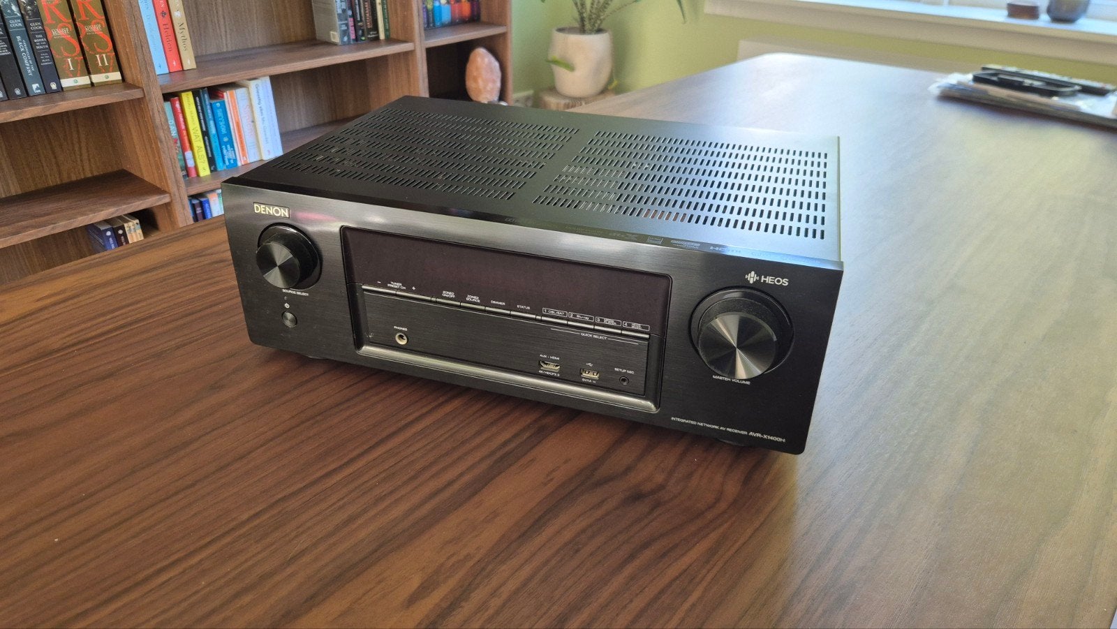 Denon AVR- X1400H versterker met Audyssey microphone, Ophalen, 60 tot 120 watt, Denon