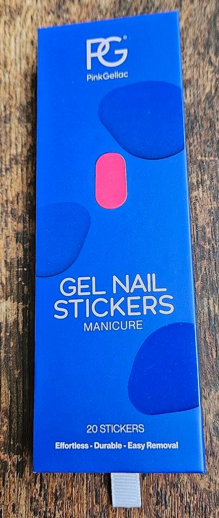 Pink Gellac gel nail stickers Red Rose, Ophalen of Verzenden, Nieuw, Rood, Handen en Nagels