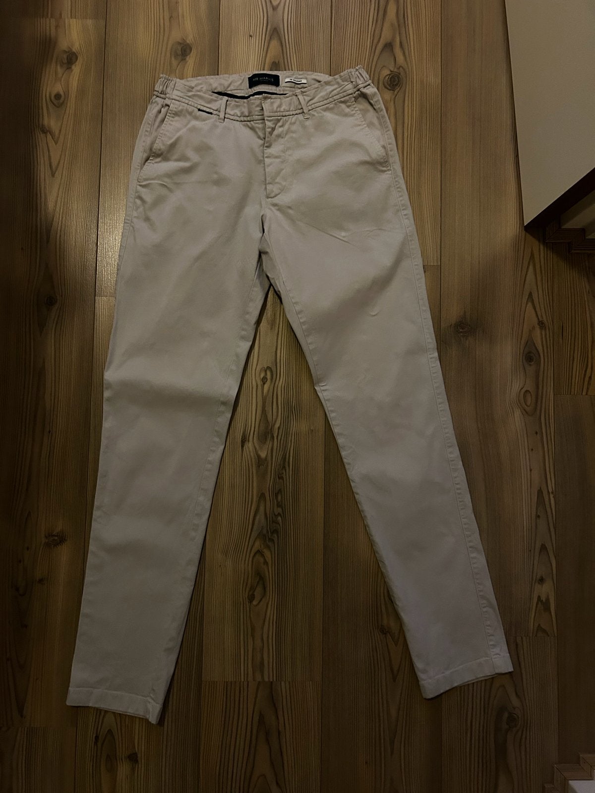 Mr Marvis The CoolerDays Beige Chino Broek W32 L34, Ophalen of Verzenden, Zo goed als nieuw, Overige maten, Beige