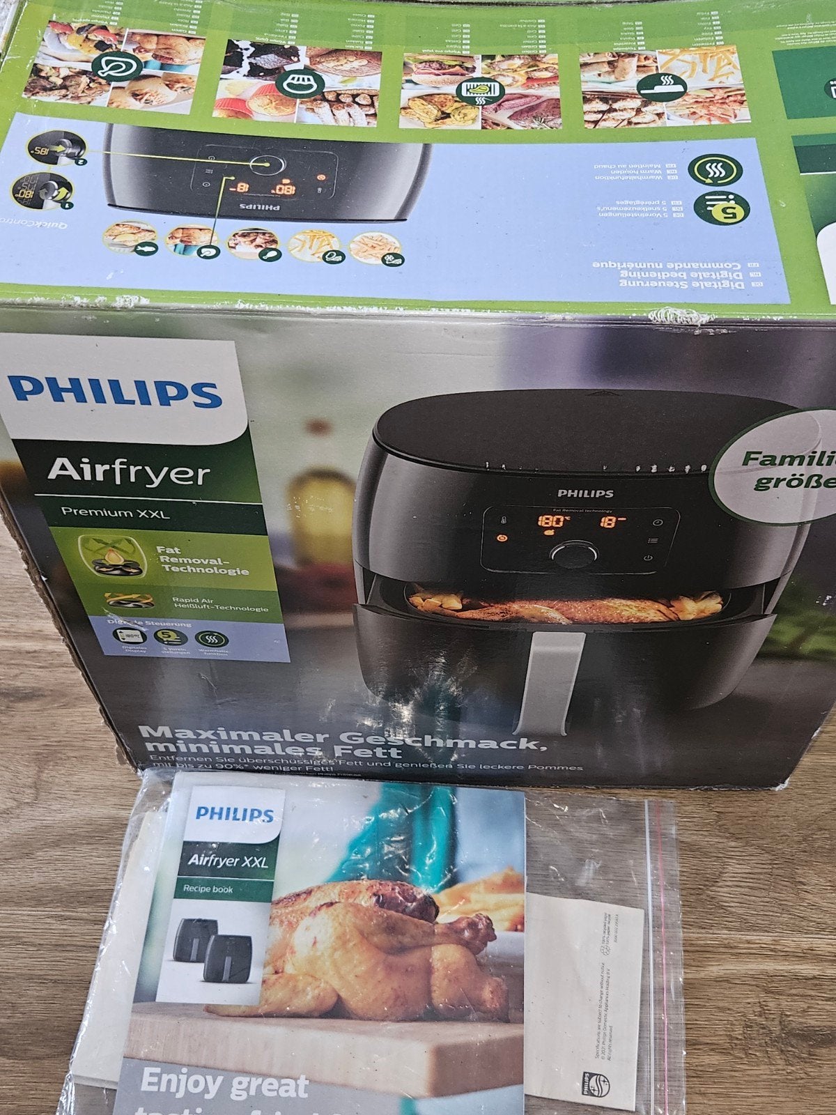 Philips airfryer XXL 9650, Witgoed en Apparatuur, Airfryers, Ophalen of Verzenden, Gebruikt, Airfryer XXL