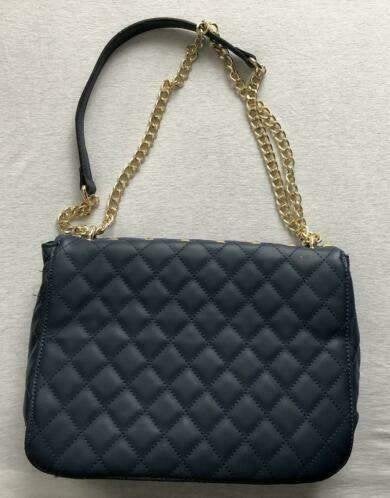 Blauwe tas [DM], Sieraden, Tassen en Uiterlijk, Tassen | Damestassen, Ophalen of Verzenden, Zo goed als nieuw, Blauw, Handtas