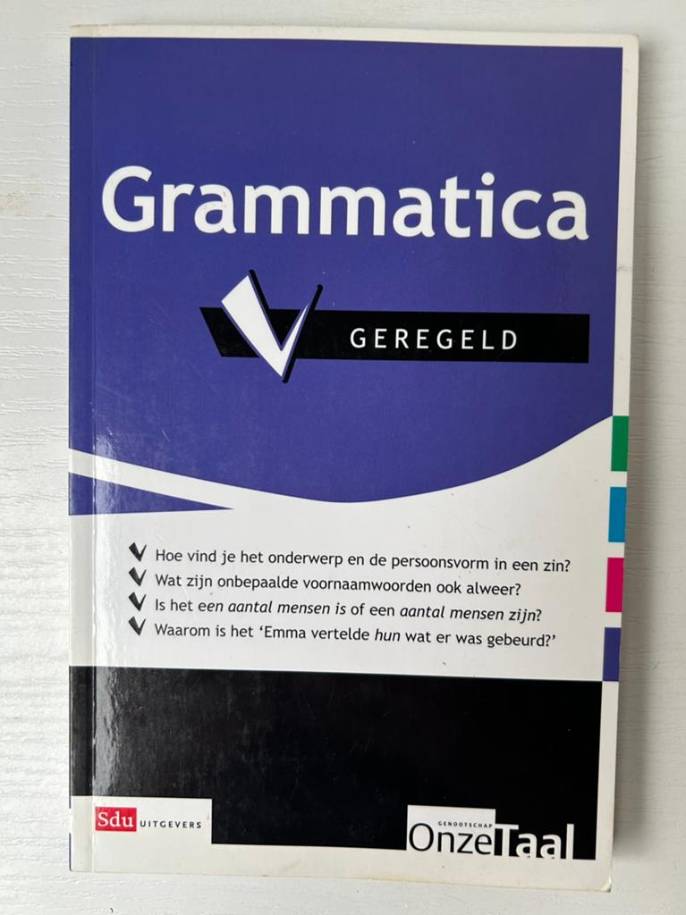 Grammatica geregeld Onze Taal, Ophalen of Verzenden, Gelezen