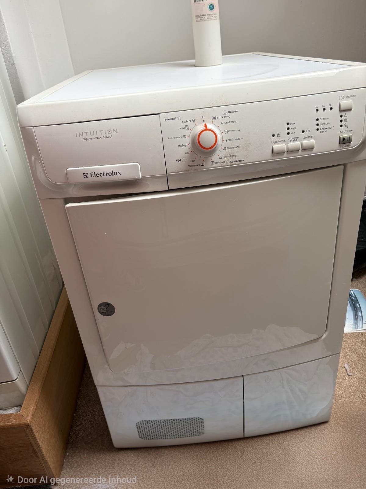 Electrolux Intuition wasdroger - weinig gebruikt, Witgoed en Apparatuur, Wasdrogers, Ophalen, 6 tot 8 kg, Zo goed als nieuw, Voorlader