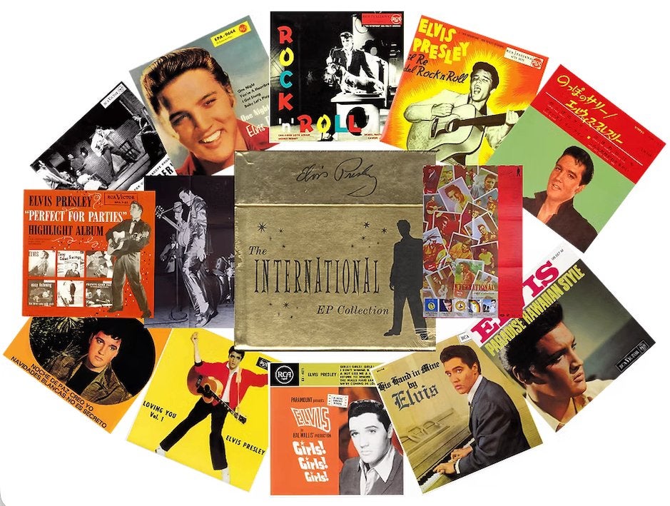Elvis - International EP Collection - Limited Box 11 EP's!, 7 inch, Inclusief poster, Zo goed als nieuw, EP