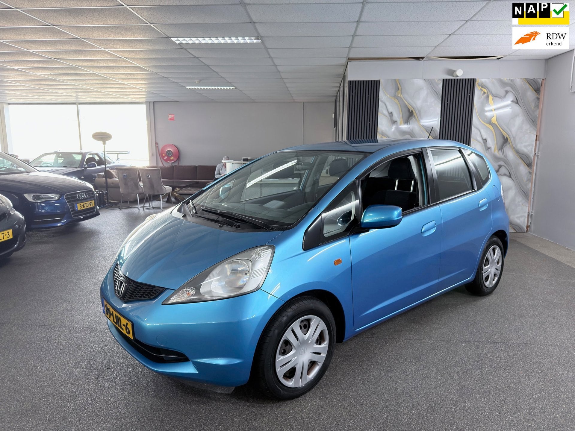 Honda Jazz 1.2 Trend Apk Nieuw,Airco,Navigatie,N.A.P,Bluetoo, Voorwielaandrijving, Zwart, Blauw, 1198 cc