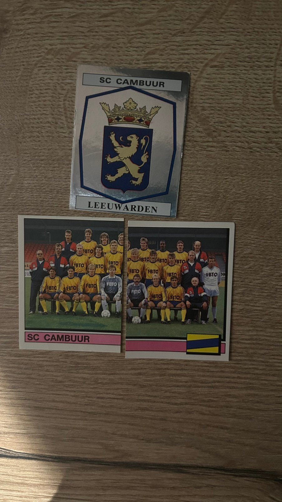 Panini Voetbal 88 plaatjes SC Cambuur 3x, Verzenden, Zo goed als nieuw, Meerdere plaatjes