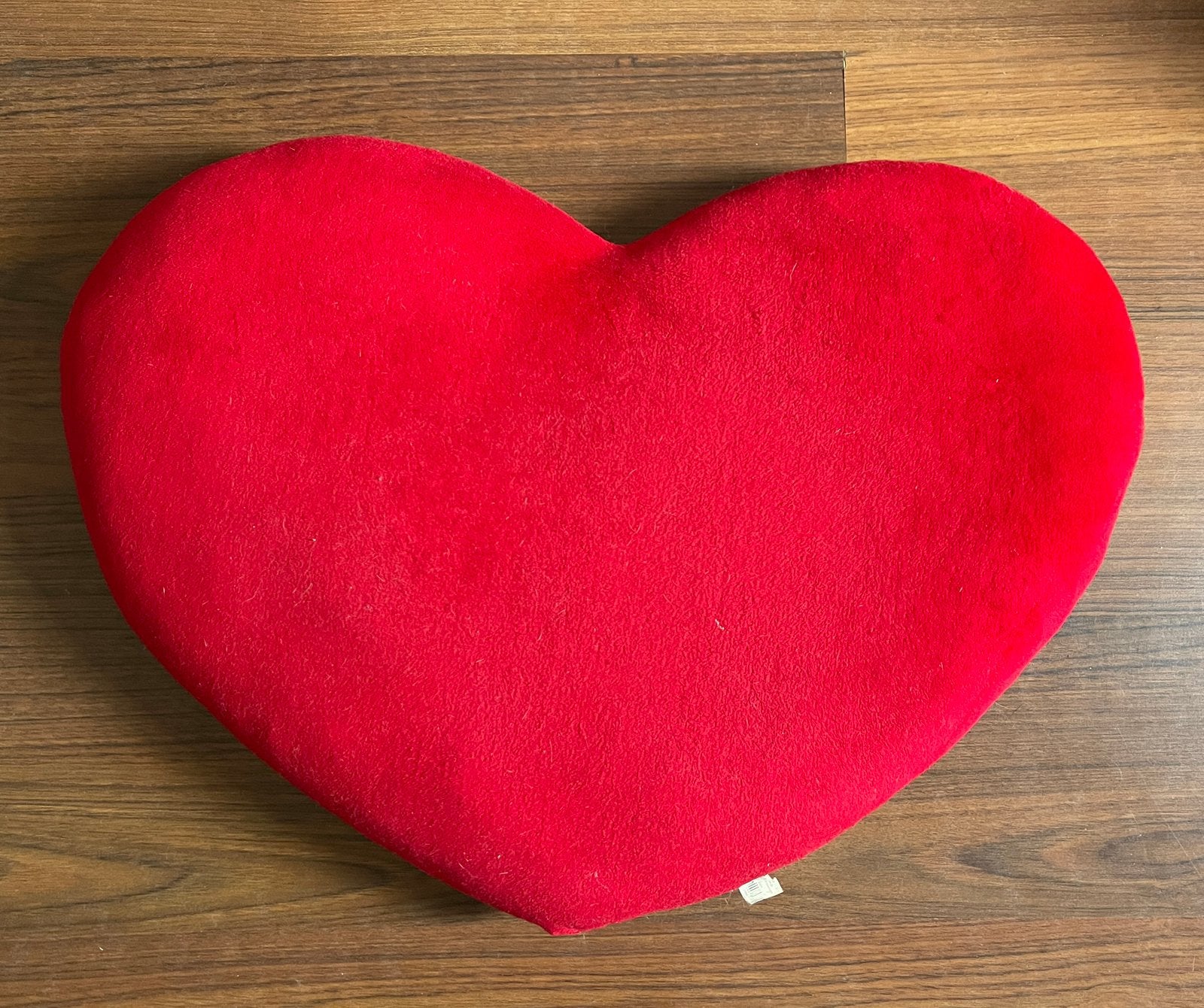 Groot hart kussen rood, Ophalen of Verzenden, Zo goed als nieuw, Rood, Hartvormig