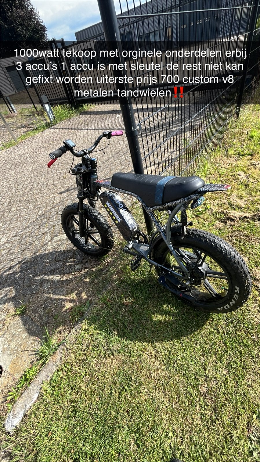 Custom v8 1000 watt metalen tandwielen‼️, Ophalen of Verzenden, Zo goed als nieuw, Overige typen
