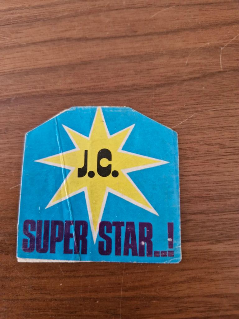 7909 Sticker Vintage J.C. Super Star Sticker, Ophalen of Verzenden