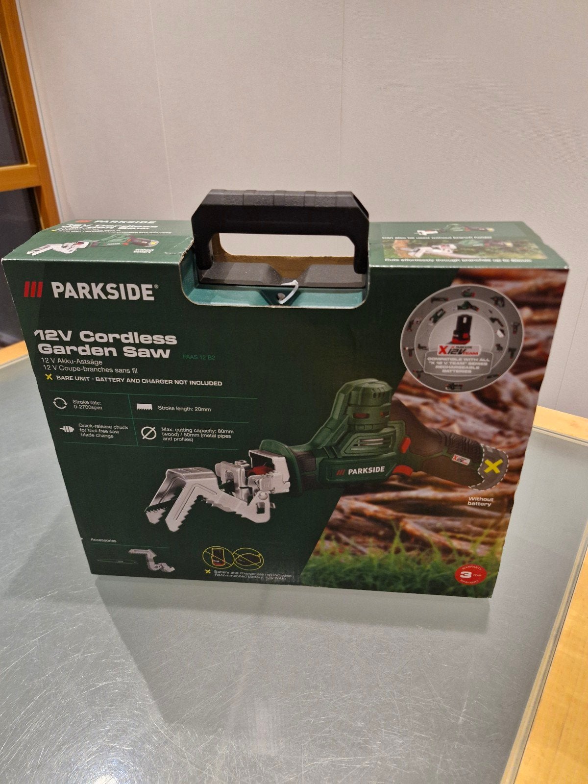 NIEUW IN DOOS ZAAG LIDL PARKSIDE HOUTZAAG ZAGEN MACHINE, Ophalen of Verzenden