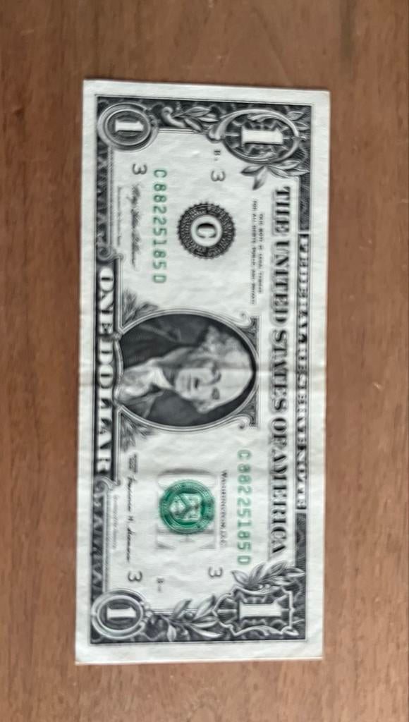 Amerikaans 1 Dollar Biljet - George Washington, Ophalen of Verzenden, Noord-Amerika, Los biljet