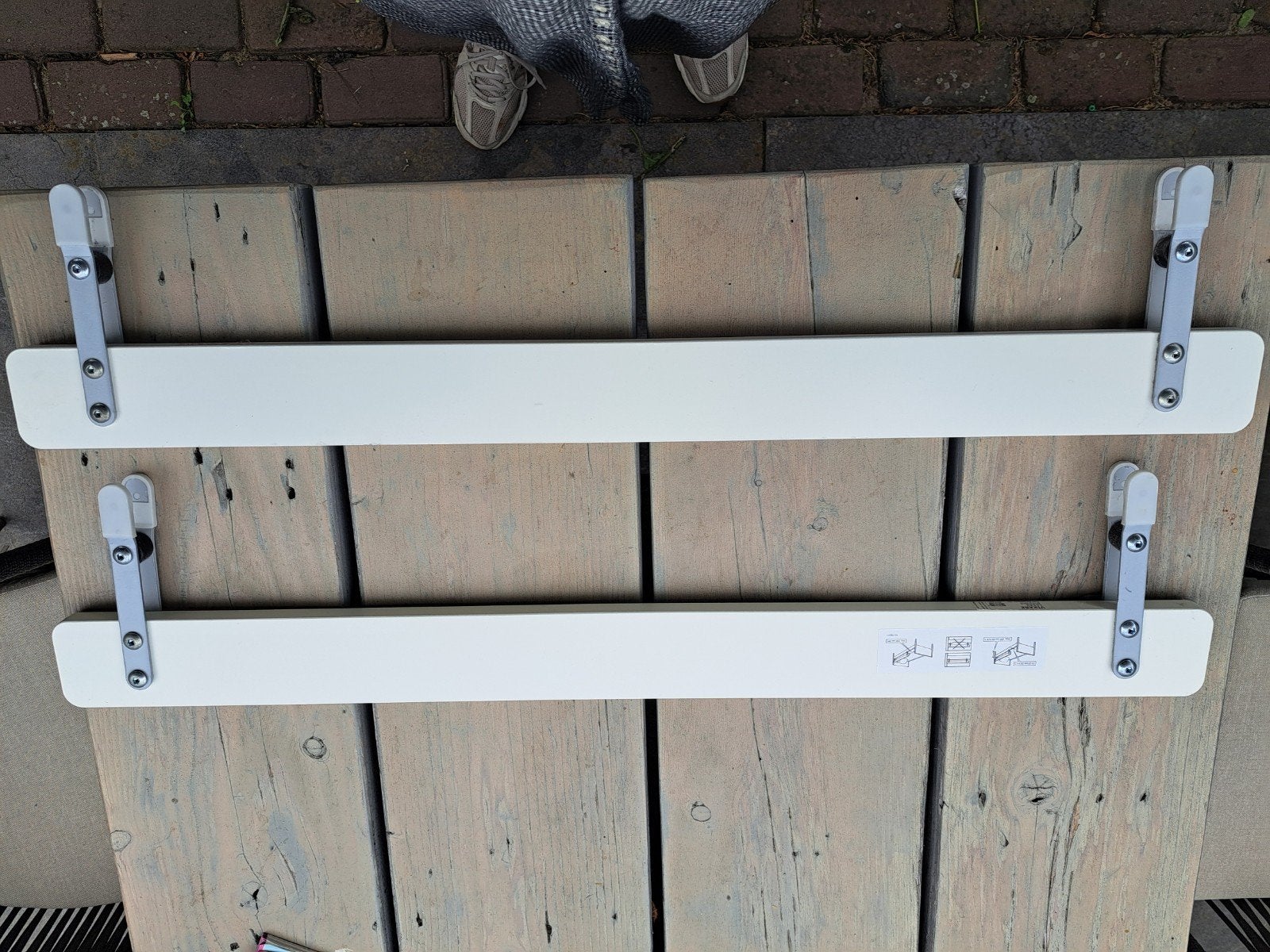 IKEA VİKARE bedhekjes wit - Veiligheid voor kinderbed, Ophalen, Minder dan 140 cm, Minder dan 70 cm