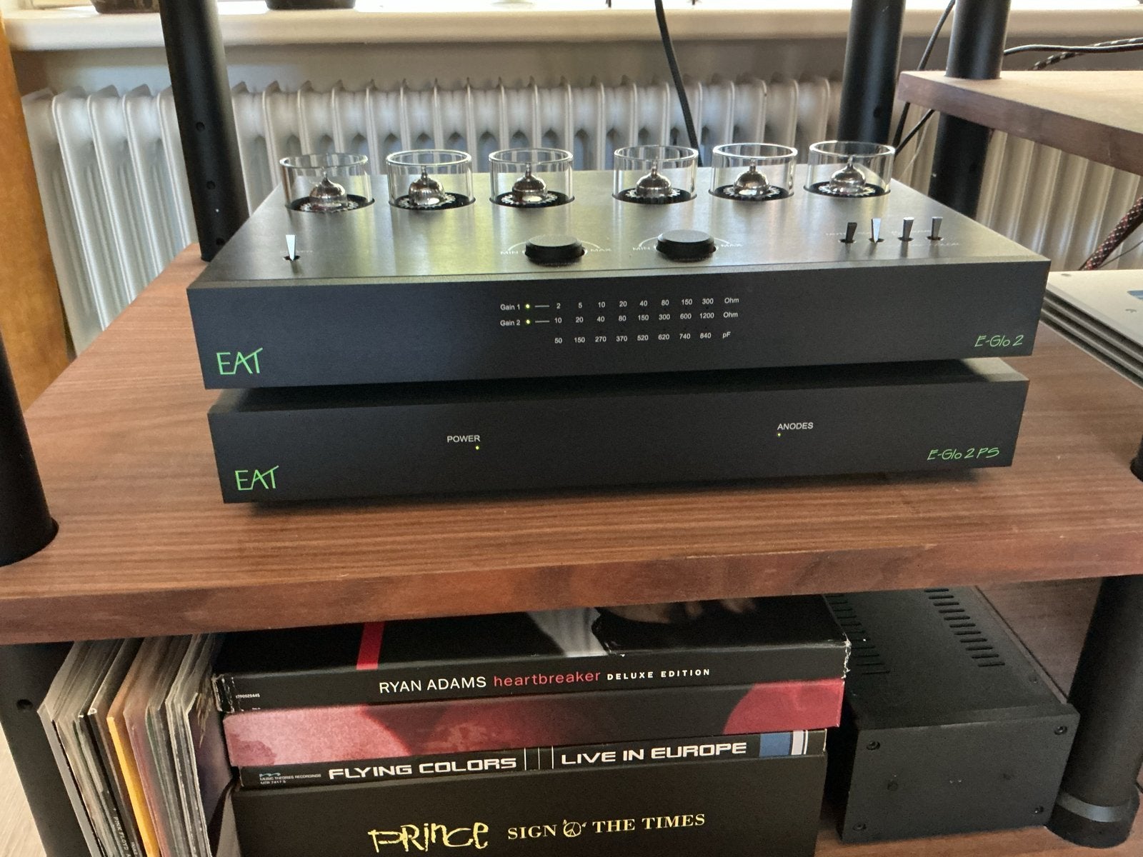 EAT E glo MK 2 MC/MM phono voorversterker, Audio, Tv en Foto, Platenspelers, Ophalen, Zo goed als nieuw, Overige merken