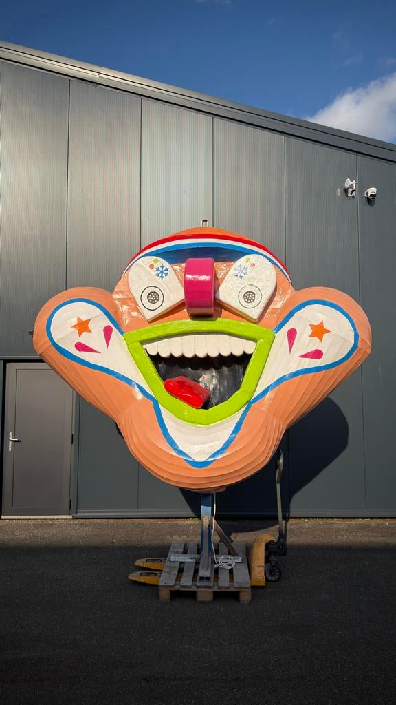 Carnavalskop, Kleding | Heren, Carnavalskleding en Feestkleding, Zo goed als nieuw, Accessoires, Carnaval, Ophalen