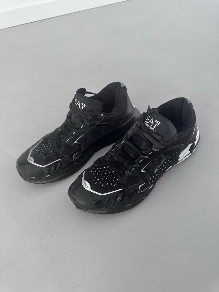 EA7 Emporio Armani sneakers - Maat 44, Kleding | Heren, Schoenen, Gedragen, Sneakers of Gympen, Zwart, Ophalen of Verzenden