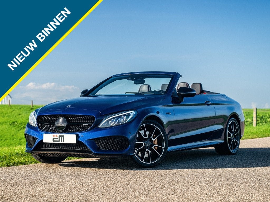 Mercedes-Benz C-Klasse C43 AMG 4MATIC Cabrio Schaalstoel Car, Auto's, Automaat, Gebruikt, Cabriolet, Adaptive Cruise Control