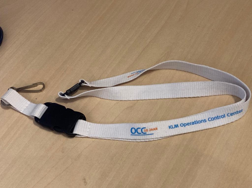 KLM OCC Lanyard, Verzamelen, Luchtvaart en Vliegtuigspotten, Ophalen of Verzenden, Zo goed als nieuw, Overige typen