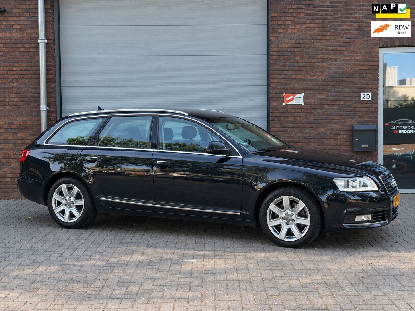 Audi A6 Avant 2.0 TFSI Advance|AIRCO|NAVI|NIEUWE APK, Auto's, Euro 5, Stof, Zwart, 4 cilinders