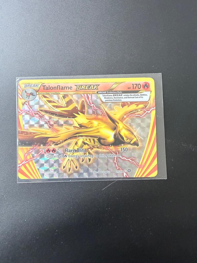 Talonflame BREAK kaart, Ophalen of Verzenden, Zo goed als nieuw, Losse kaart, Foil