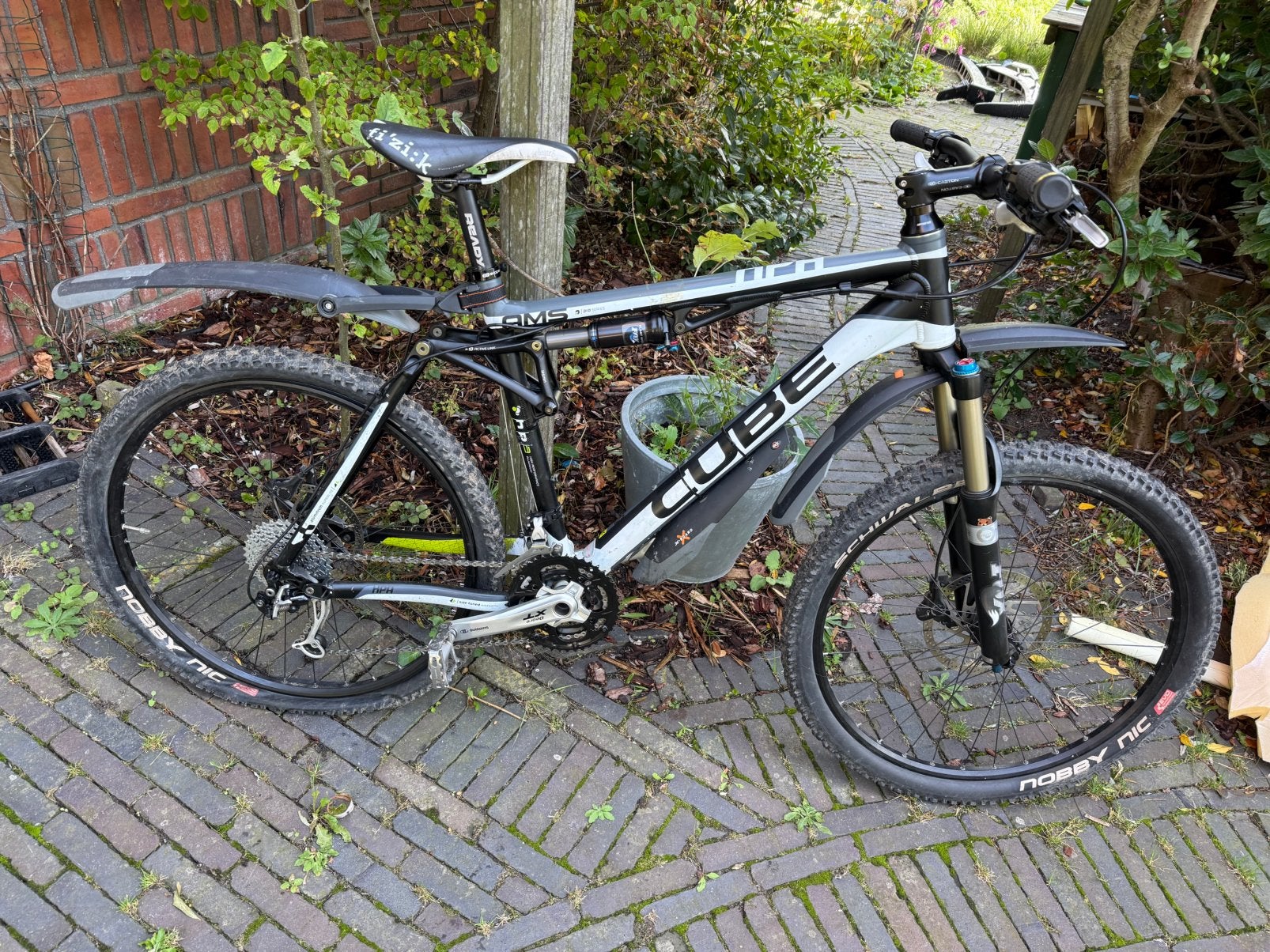 Mountain bike Cube MS 140 fox shocks, Fietsen en Brommers, Fietsen | Mountainbikes en ATB, 49 tot 53 cm, Zo goed als nieuw, Schijfrem