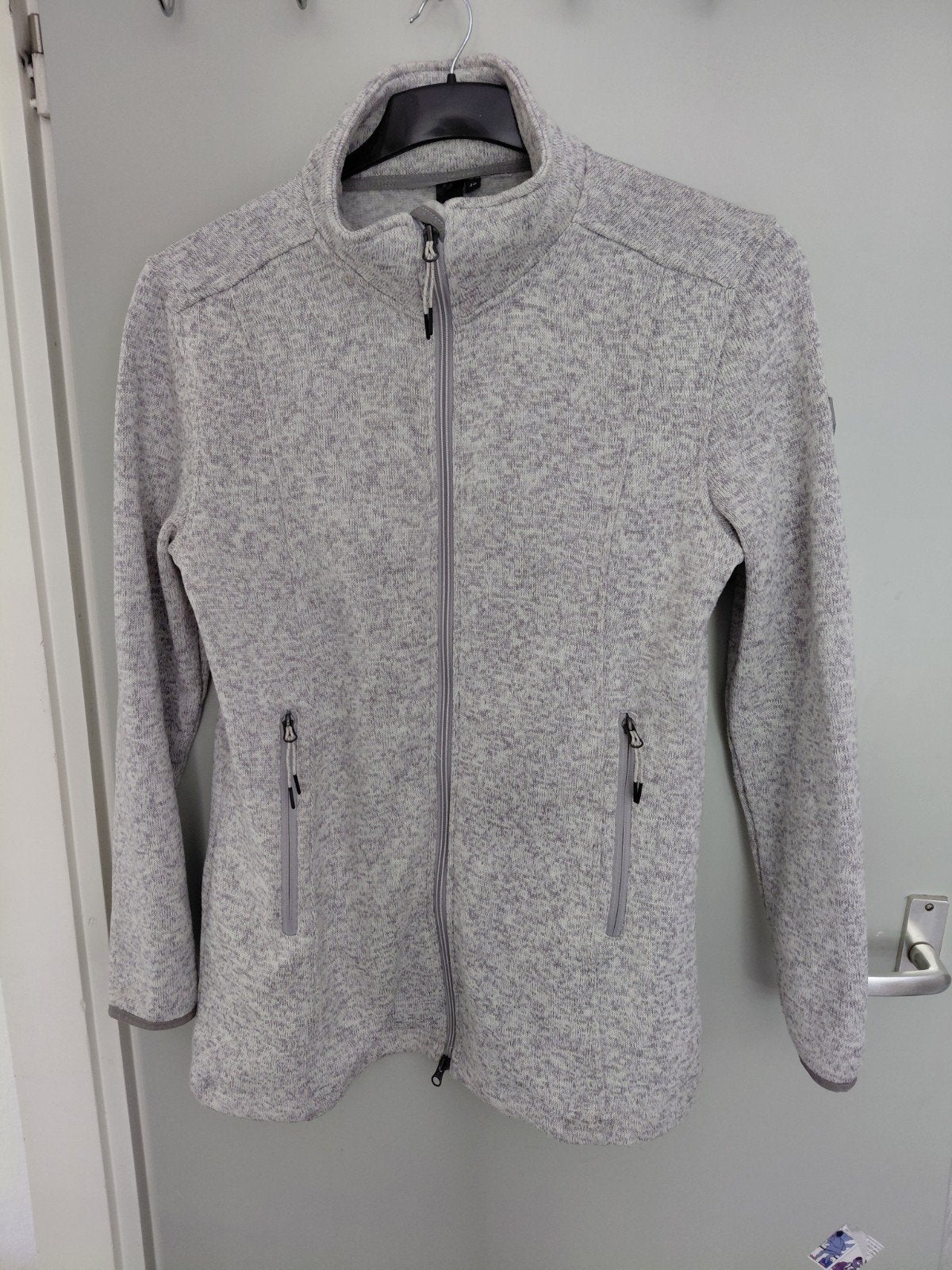 Dames vest/jas, Ophalen of Verzenden, Zo goed als nieuw, Maat 38/40 (M), Grijs