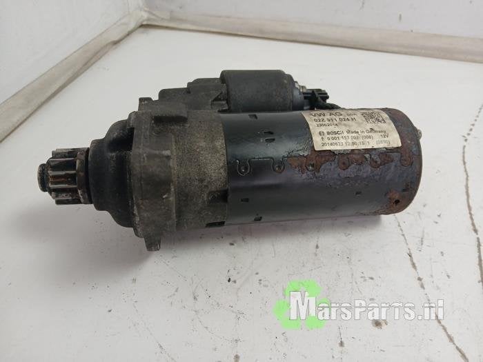 Startmotor van een Volkswagen Transporter