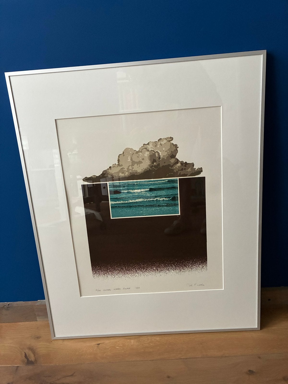 Piet Fioole - Aarde, Water, Lucht (1977) - Zeefdruk, Gelimiteerde oplage, Ophalen, Landschappen, Zeefdruk
