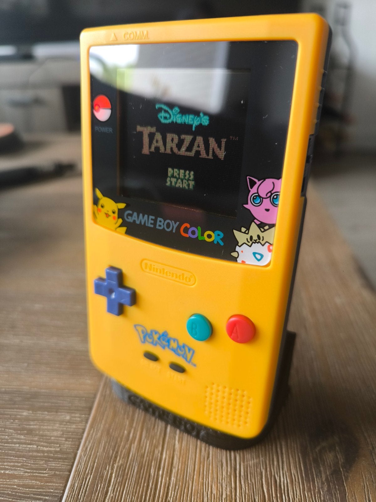 Gameboy color pokemon editie reshell met Tarzan spel, Spelcomputers en Games, Spelcomputers | Nintendo Game Boy, Ophalen of Verzenden