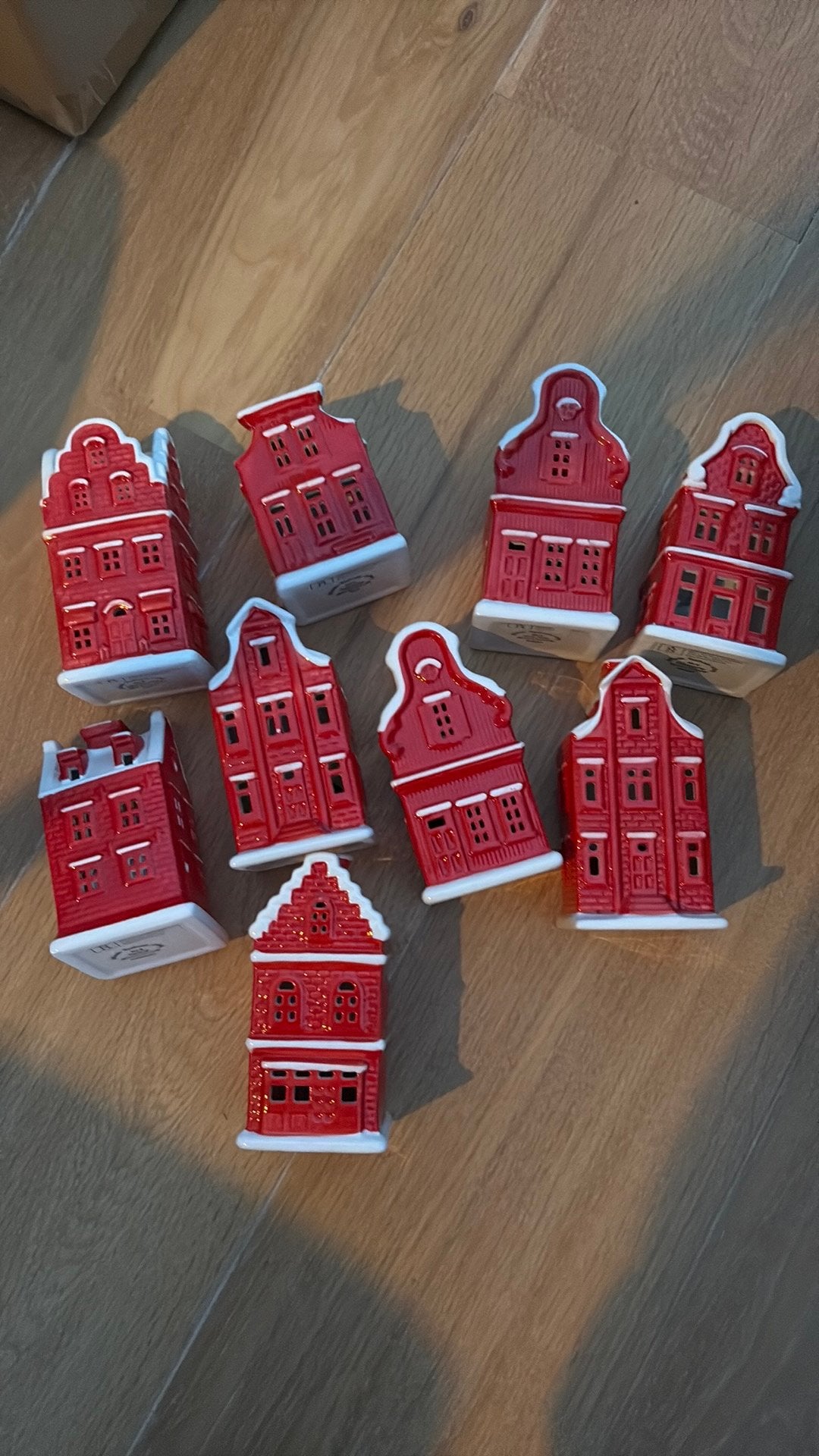 Kersthuisjes AH, Ophalen of Verzenden, Zo goed als nieuw, Poppenhuis