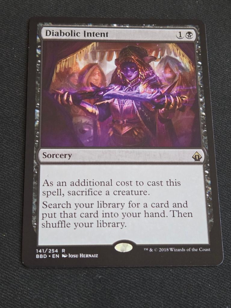 Diabolic Intent, Hobby en Vrije tijd, Verzamelkaartspellen | Magic the Gathering, Ophalen of Verzenden, Zo goed als nieuw