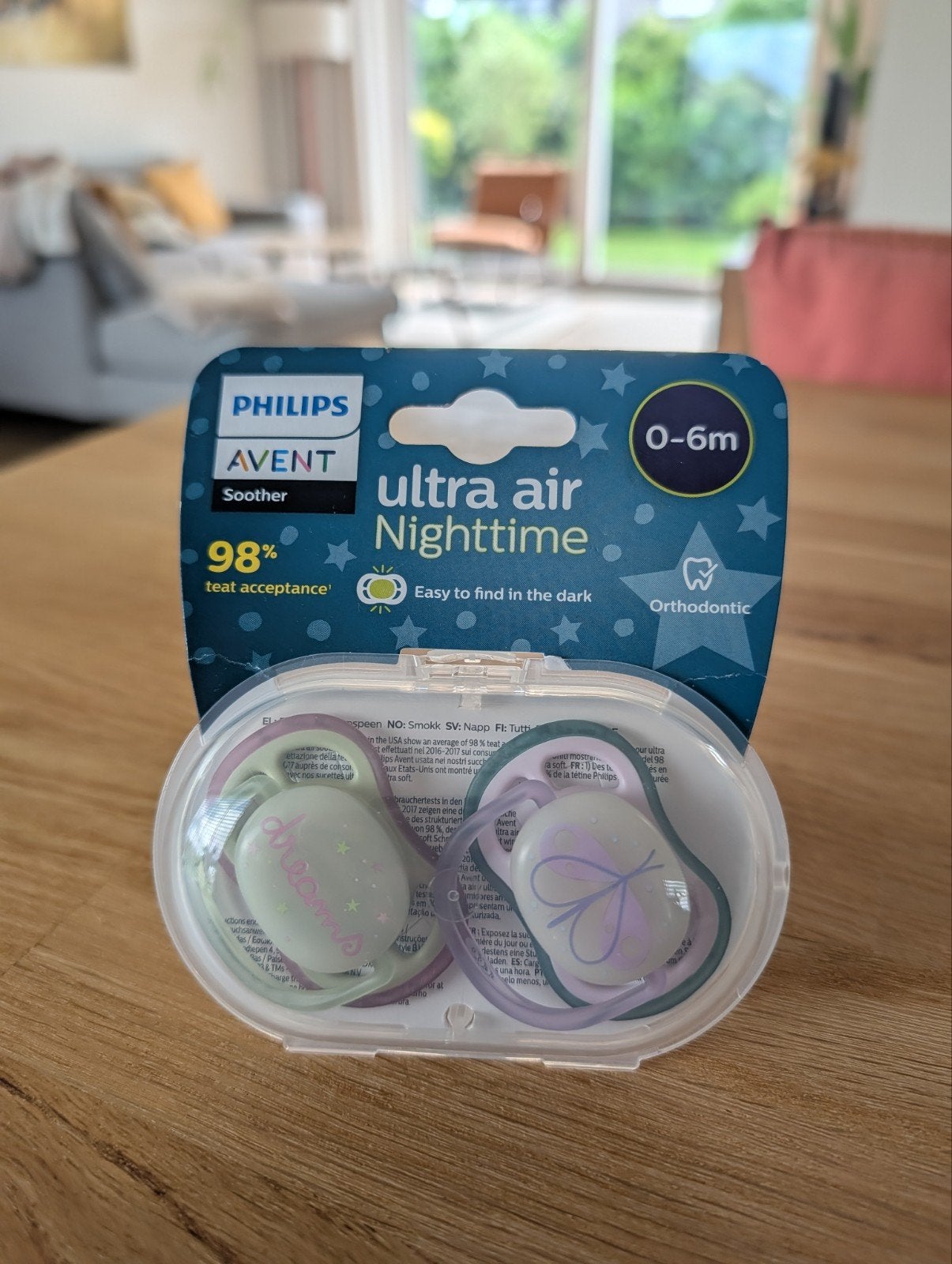 Philips Ultra Air Nighttime speentjes, Ophalen of Verzenden, Nieuw