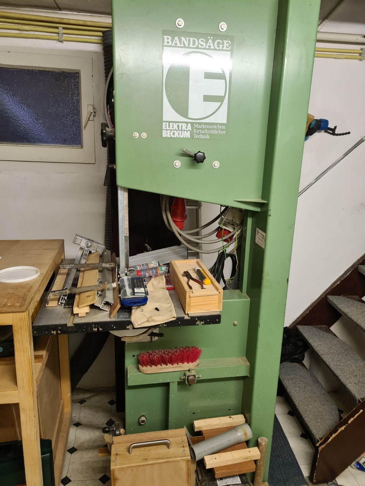 Lintzaag Elektra Beckum Typ BAS 450 DB 2393, Ophalen, Gebruikt, Elektrisch, Overige soorten