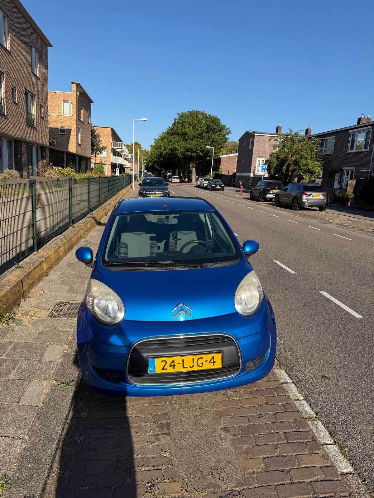 Citroën C1 1.0 3-DRS 2010 Blauw, Auto's, Citroën, Voorwielaandrijving, C1, 68 pk, Origineel Nederlands
