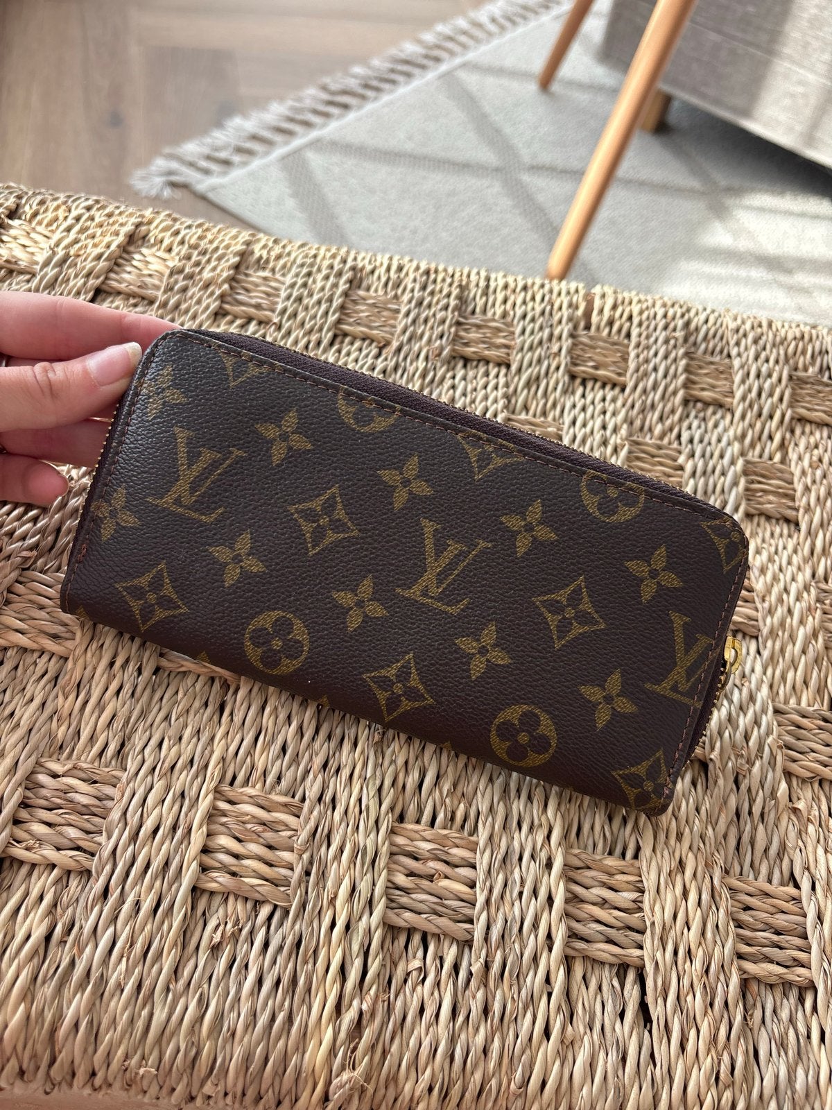 Portemonnee met rits, Sieraden, Tassen en Uiterlijk, Verzenden, Gebruikt, Bruin, Overige merken