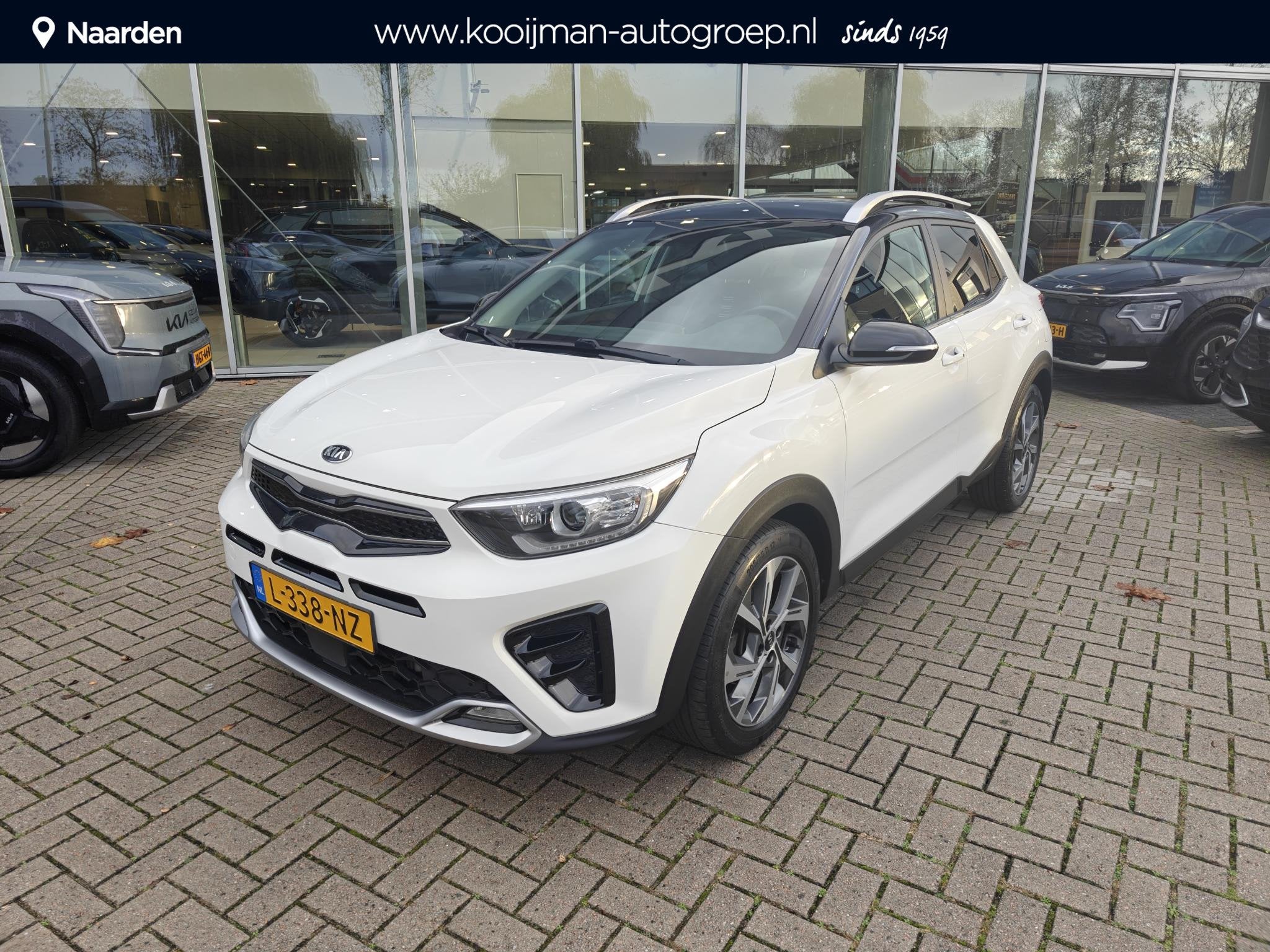 Kia Stonic 1.0 T-GDi MHEV GT-Line NL-auto vol luxe! Keyless,, Auto's, Kia, Voorwielaandrijving, Gebruikt, Euro 6, Leder en Stof