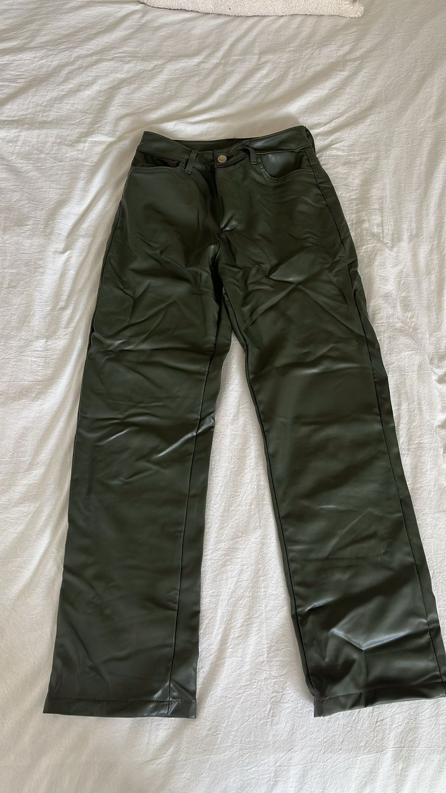 Nepleren broek donkergroen maat XS, Kleding | Dames, Broeken en Pantalons, Ophalen of Verzenden, Zo goed als nieuw, Maat 34 (XS) of kleiner