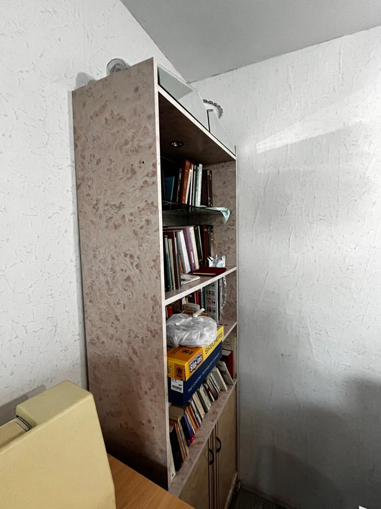 Boekenkast met deuren en planken - Gebruikt, Huis en Inrichting, Kasten | Boekenkasten, Minder dan 50 cm, Gebruikt, 200 cm of meer