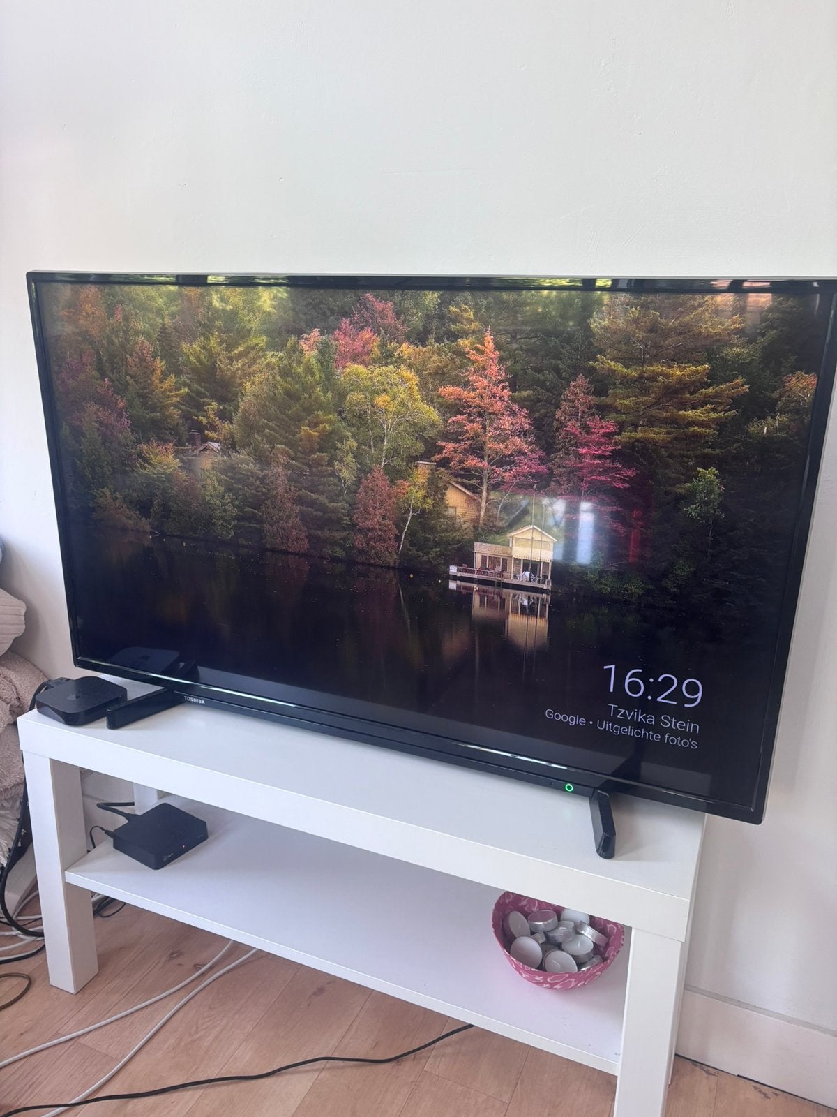 Toshiba 43 inch, Ophalen, 50 Hz, 100 cm of meer, Gebruikt