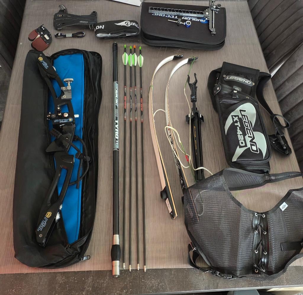 Professionele Recurve Boog, Ophalen of Verzenden, Gebruikt, Recurveboog