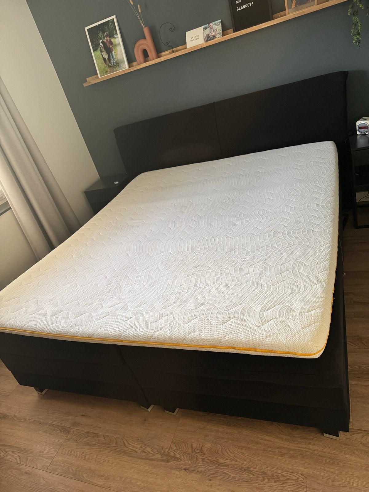 GRATIS Mio Dormio Boxspring 180x210 - Elektrisch Verstelbaar, Ophalen, Gebruikt, Tweepersoons, 180 cm