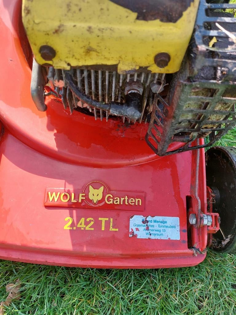 Wolf Garten 2.42 TL Benzine Grasmaaier, Tuin en Terras, Grasmaaiers, Ophalen of Verzenden, Gebruikt