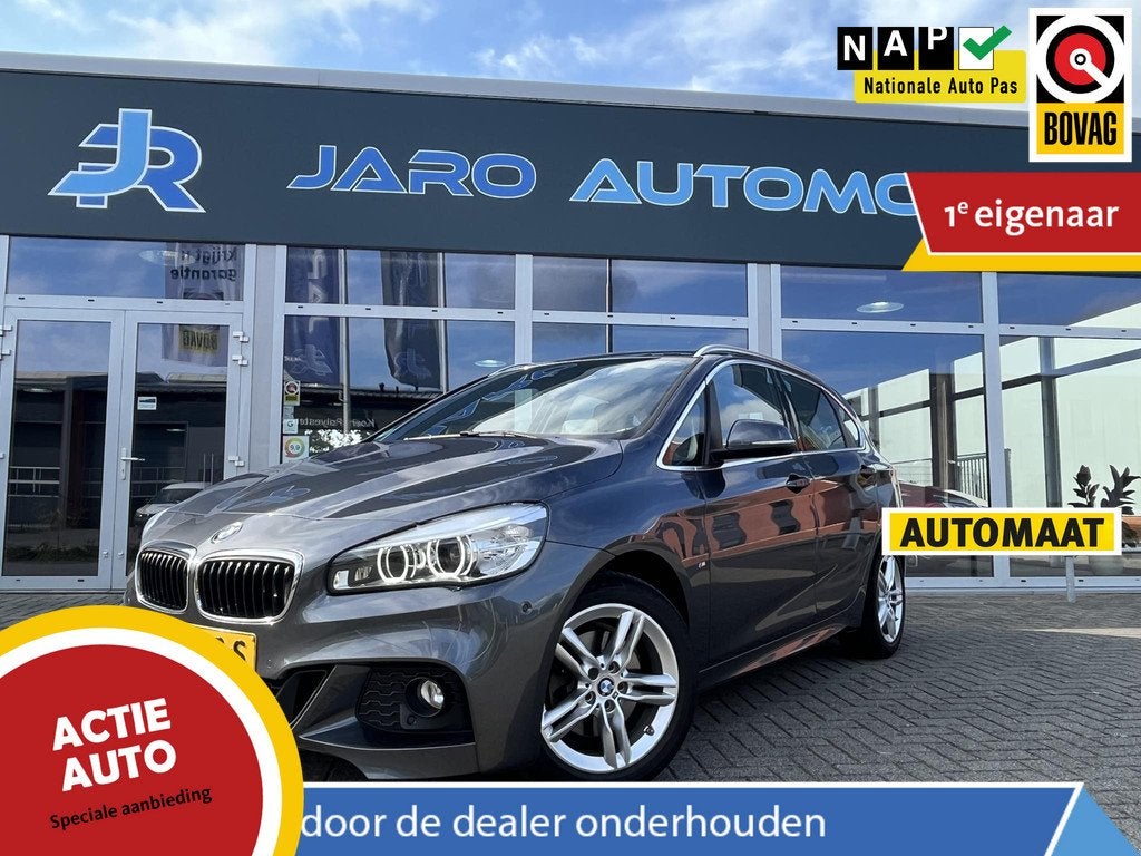 BMW 2-serie Active Tourer 220i High Executive | M-Sport | HU, 1998 cc, 730 kg, Gebruikt, Zilver of Grijs