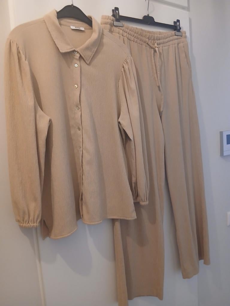 ANNA van toor XXL 44 46 zomer set - Beige, Kleding | Dames, ANNA, Ophalen of Verzenden, Zo goed als nieuw, Blouse of Tuniek