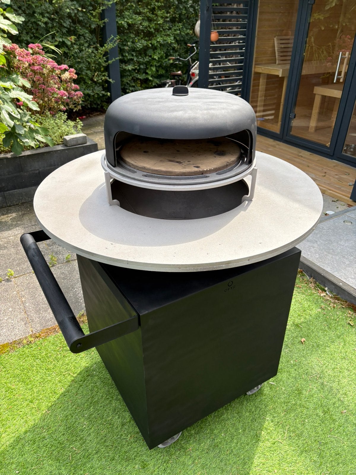Ofyr Classic 100 Pro Complete BBQ met Grill en Pizza Oven, Ophalen, Zo goed als nieuw